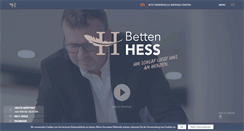 Desktop Screenshot of betten-hess.de